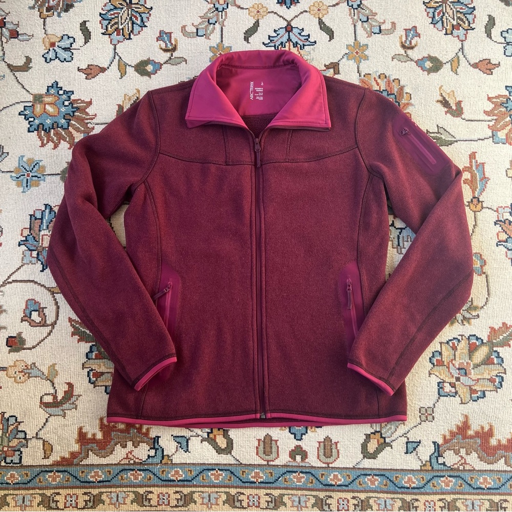 Arc'teryx Women's Fleece Burgundy Covert Cardigan